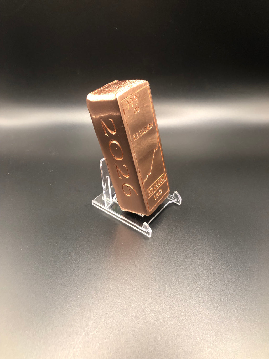 KB Bullion 1kg Mirror-Polished Copper Art Bar - 2026 Edition