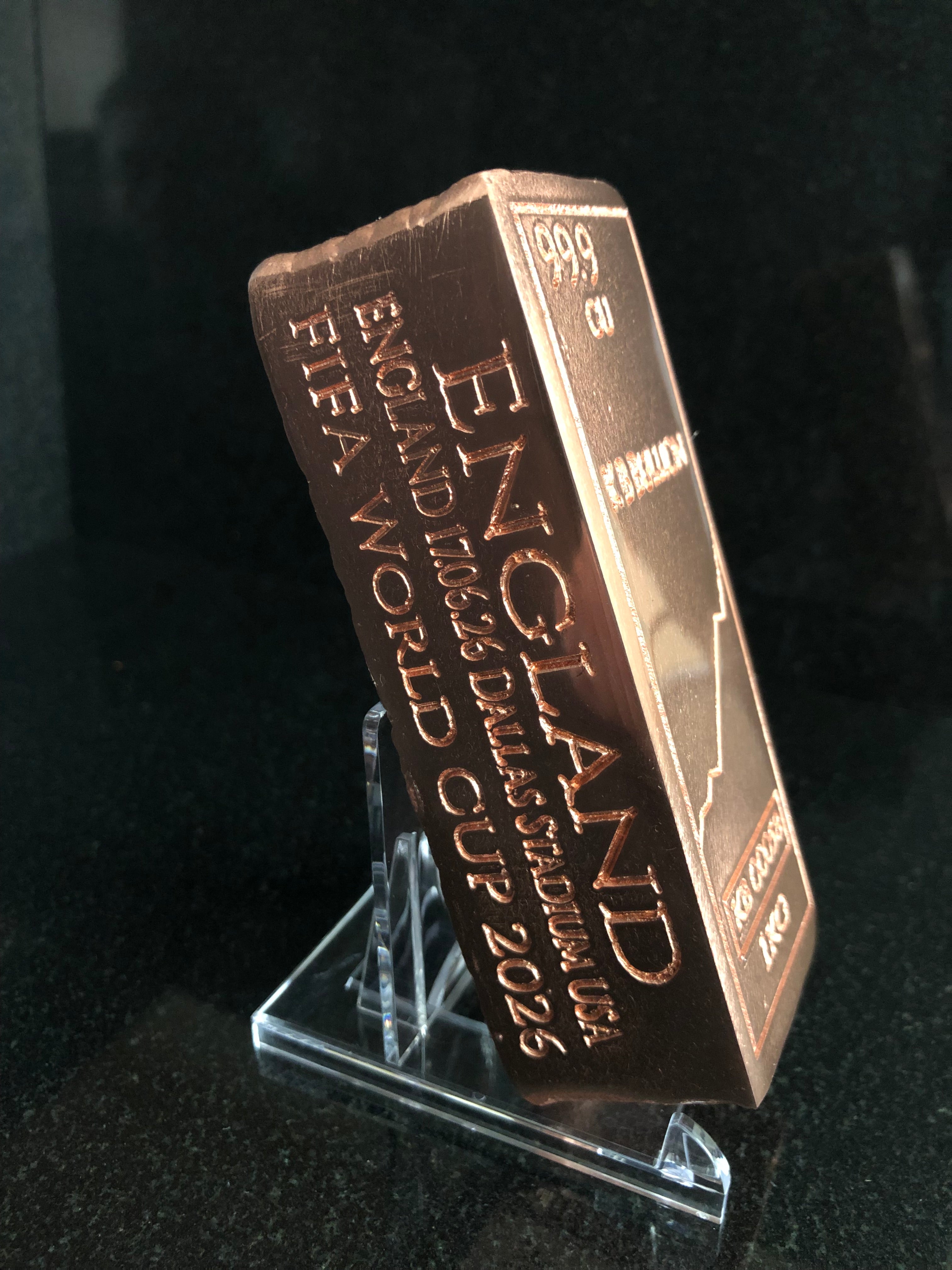 Personalised Copper Bar 1kg