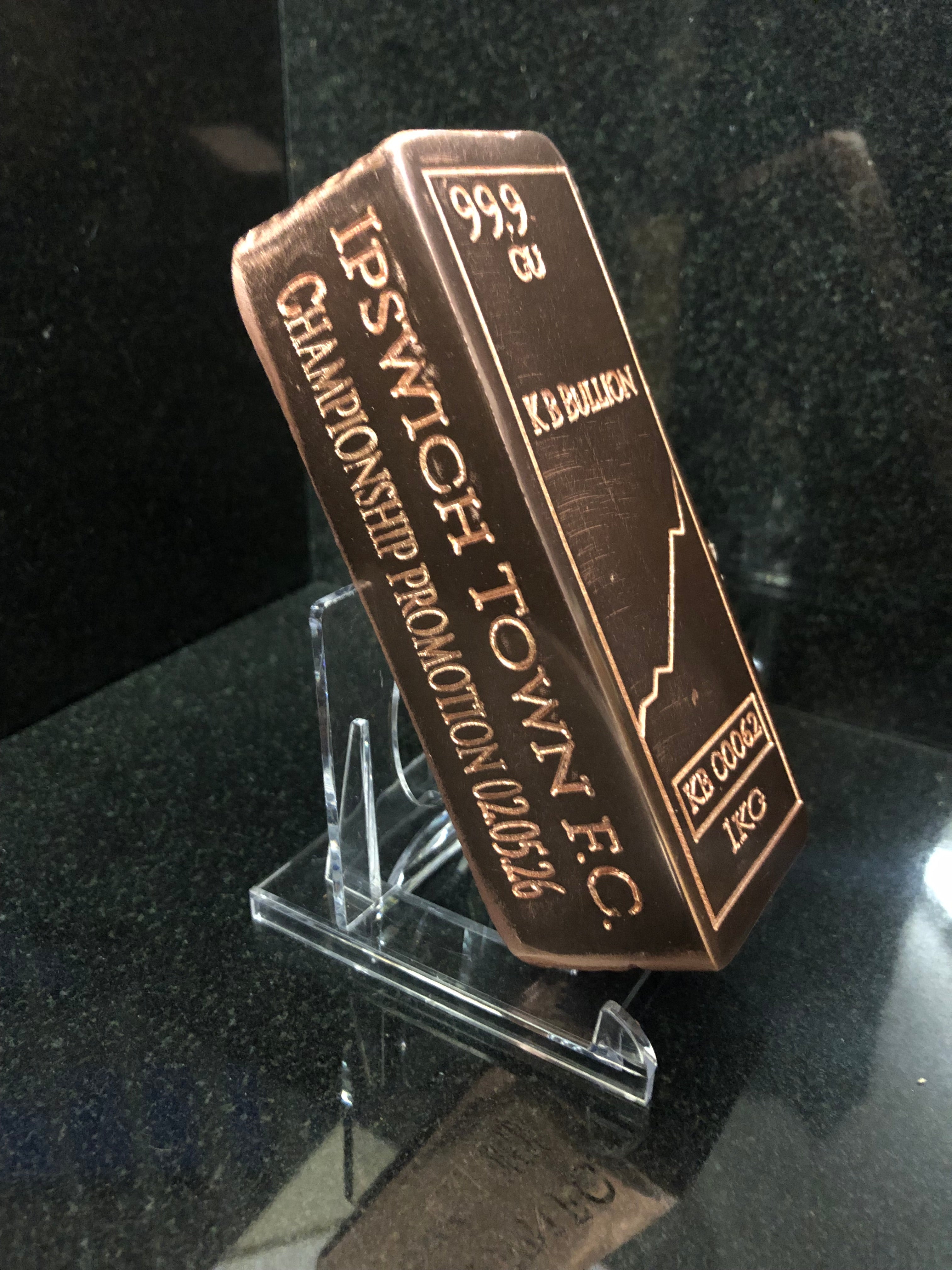 Personalised Copper Bar 1kg
