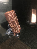 KB Bullion 1kg Mirror-Polished Copper Art Bar - Engraved Ingot Football Arsenal Edition